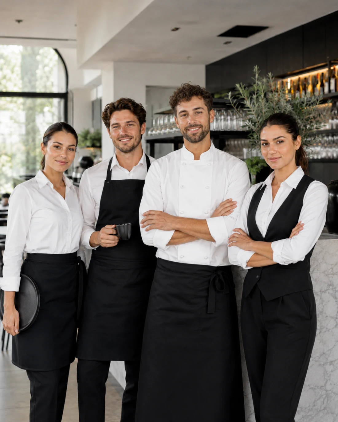Elegancki zespół gastronomiczny w kampanii SoCap dla hoteli i restauracji